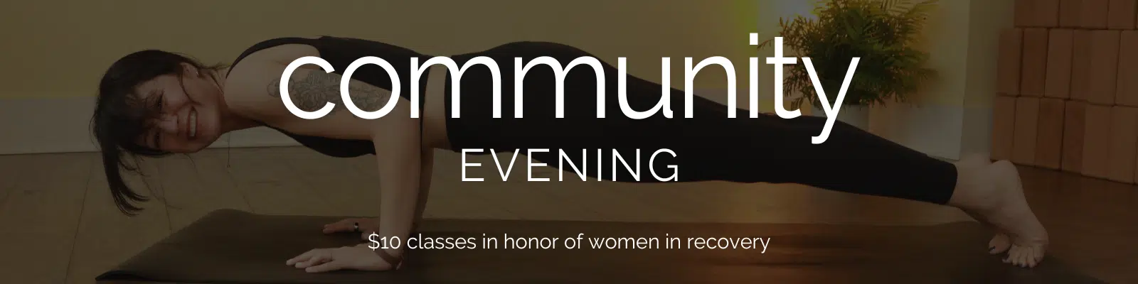 community classes in east providence rhoe island to benefit the She Recovers Foundation