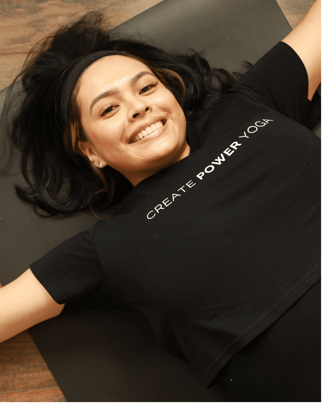 Create Power Yoga Fitted T-shirt