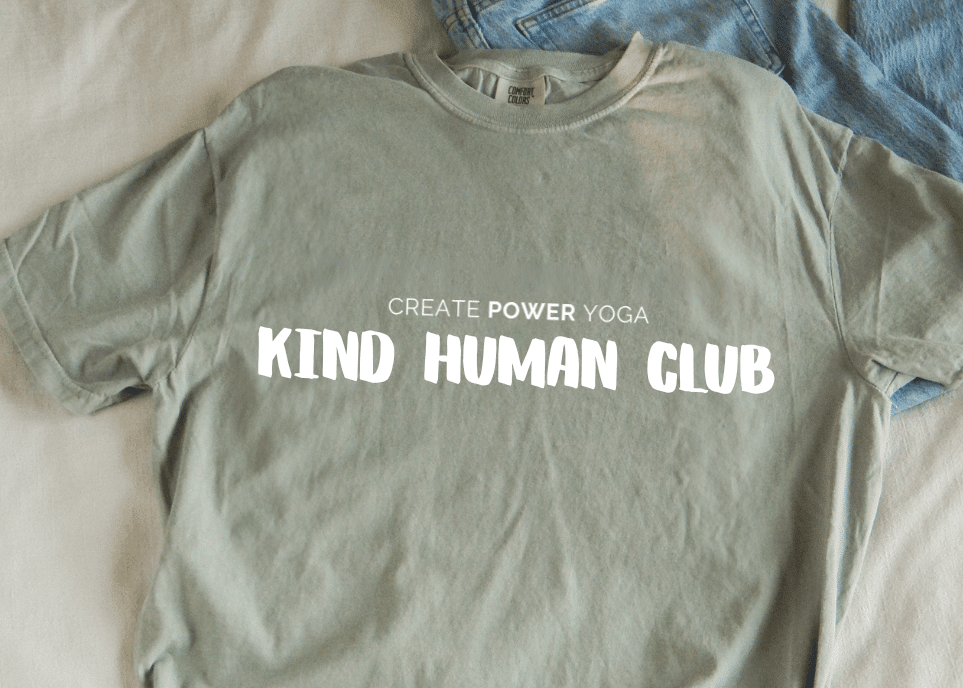 Embossed “Kind Human Club” Heavyweight T-Shirt