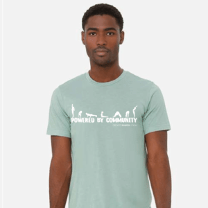 "Powered by Community" Heavyweight T-Shirt