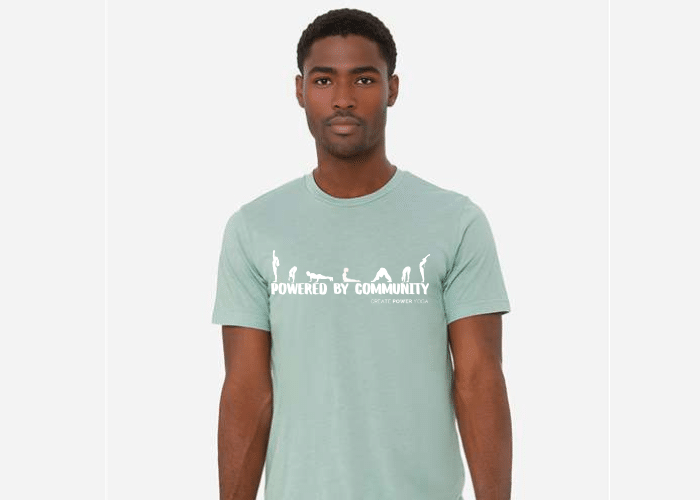 “Powered by Community” Heavyweight T-Shirt